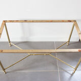 Green marble coffee table