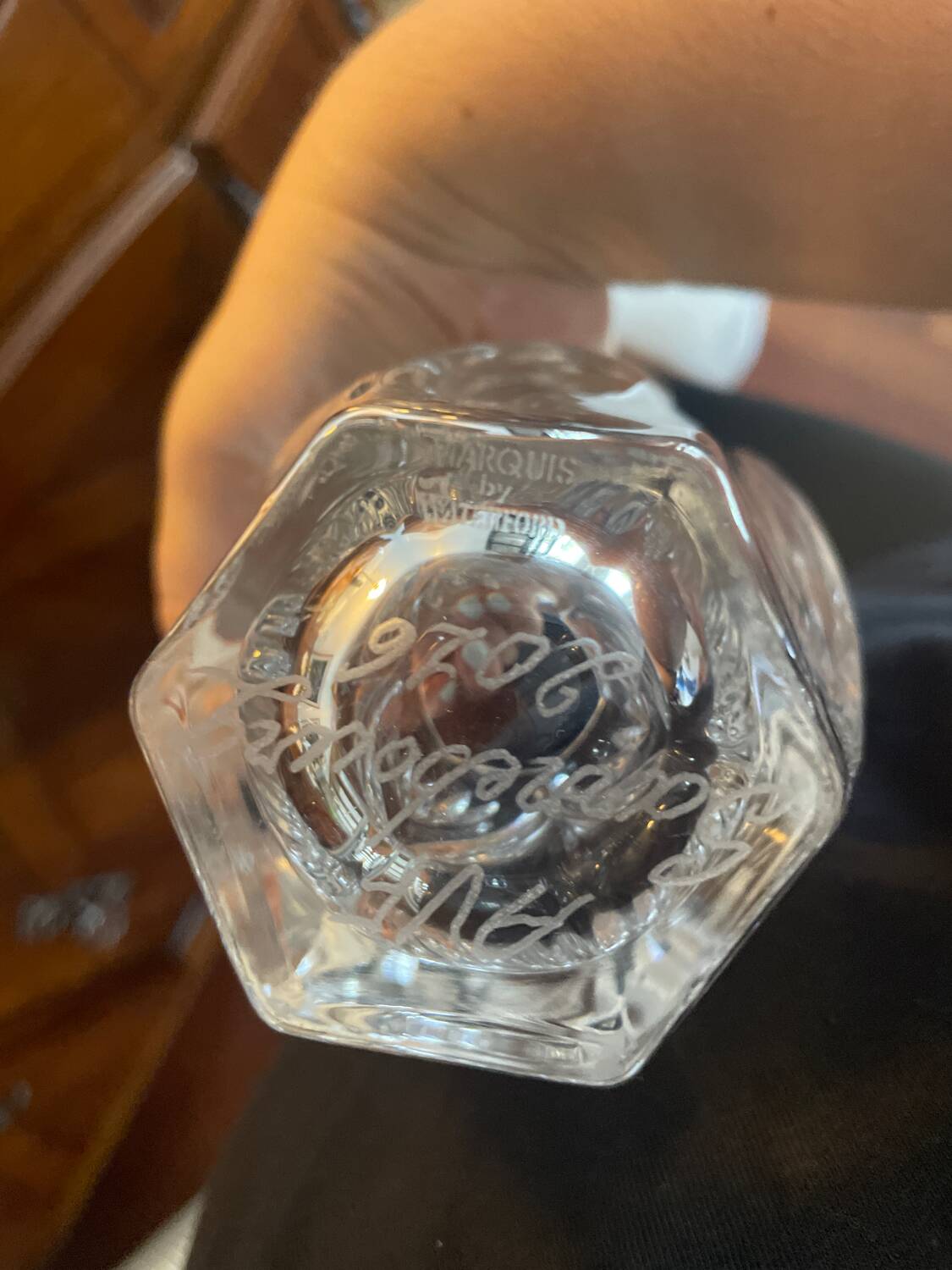 Pair of crystal vases