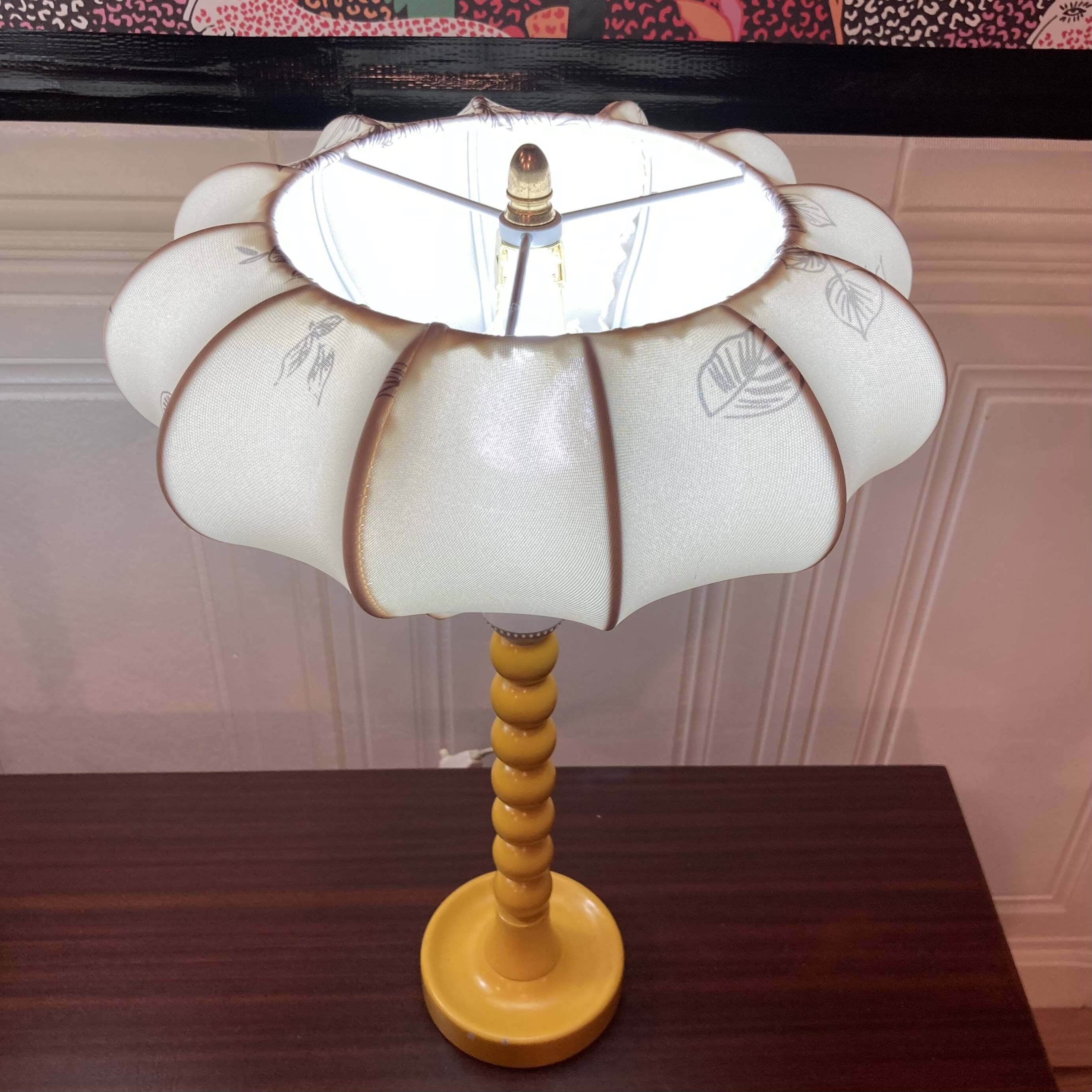 Pair of Scandinavian design lamps from the 1960s.