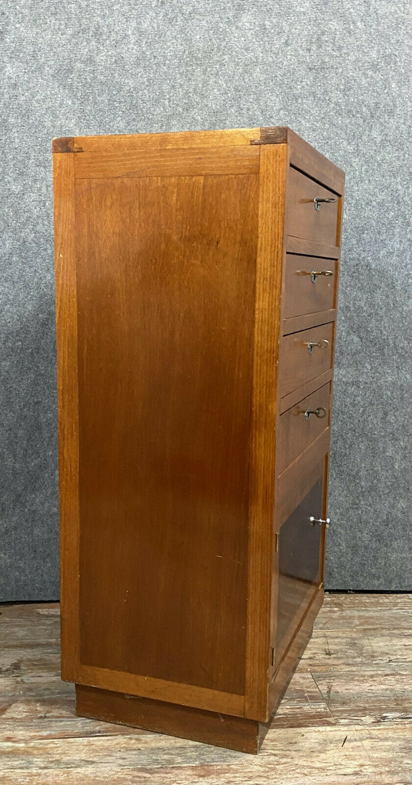 Meuble d'apparat époque art déco en acajou blond vers 1940