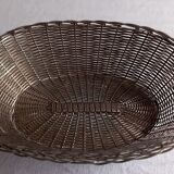 Silver metal basket
