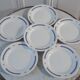 Set of 6 dessert plates Lustucru 80s