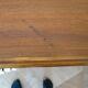 Cabinetmaker's chest of drawers - 4 drawers - golden oak - with oblique profile - compass feet - 1950