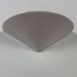 Vintage wall light in cracked white porcelain, France, 1970.