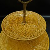 Gien ceramic servant with autumn decoration - 2 floors