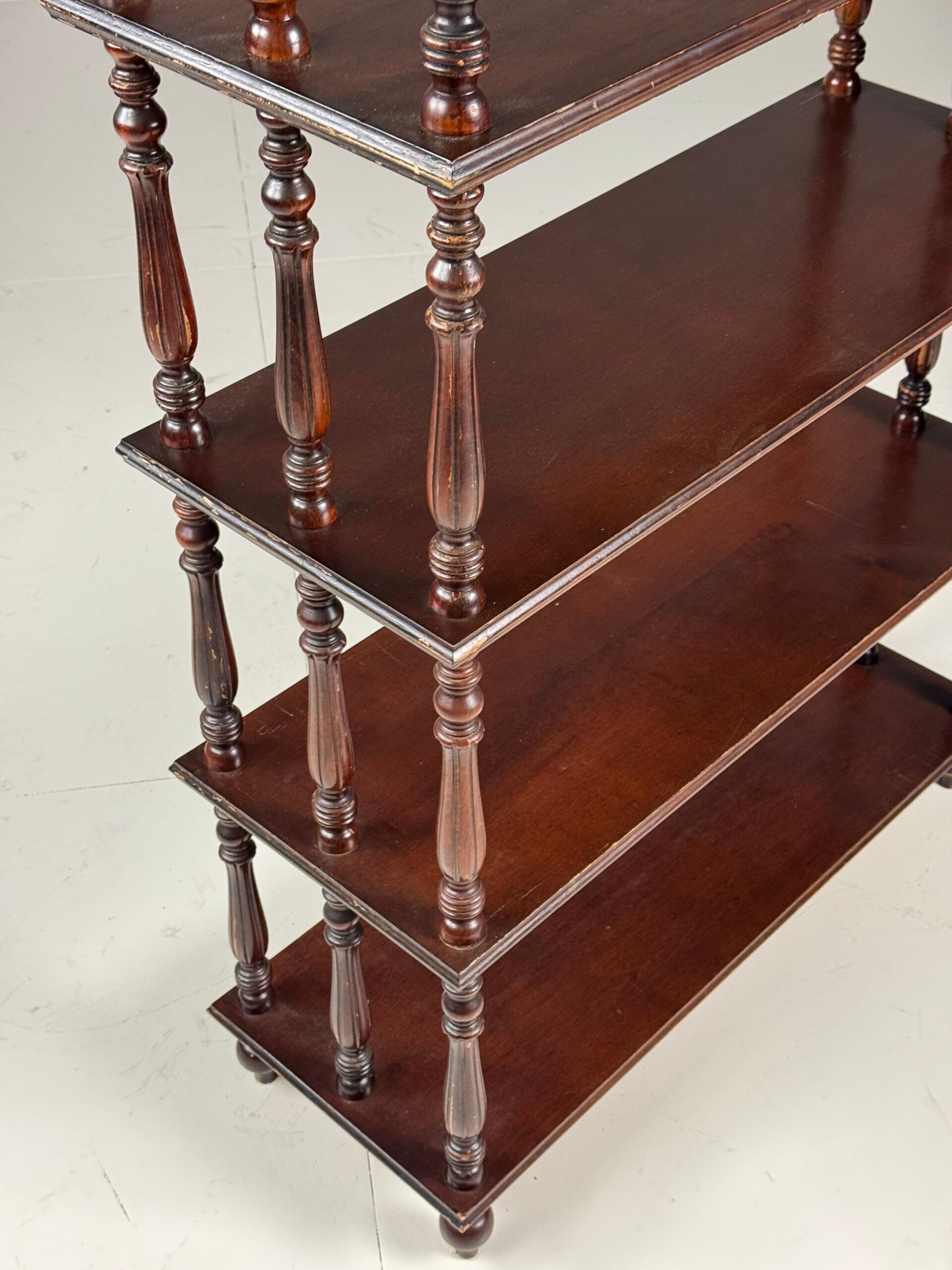 French mahogany étagère