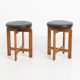 Very rare set of stools by Uno & Östen Kristiansson for Luxus Vittsjö