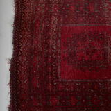 Tapis vintage en laine avec motif afghan bokhara 158x99cm