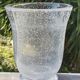 Daum vase bubbled 50s