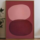 Large painting on paper - contemporary abstract painting - Hope - signed Eawy