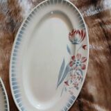 2 antique Saint Amand dishes