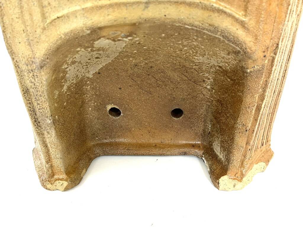 Terracotta garden fountain