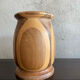 Vase en bois années 70