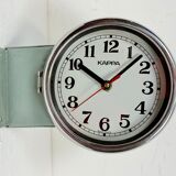 Vintage Green Kappa Maritime Double-Sided Wall Clock, 1980s