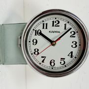 Vintage Green Kappa Maritime Double-Sided Wall Clock, 1980s