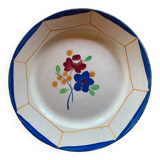 Large ceramic flower dish from Gien