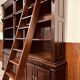 Classic English Mahogany Library Bookcase