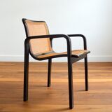 Wooden armchair and canning 60/70s