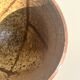 Japanese stoneware bowl in the Japandi style, signed.