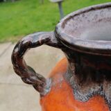 Vase grosse  cruche amphore gres   1960