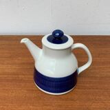 Coffee pot from the Koka Bleu series, Blau, Bla Swedish mid-century by Hertha Bengtson for Rörstrand, 1950s.