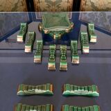 Knife holder + Art Deco bottle coaster