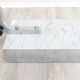Arcos floor lamp 70s marble base