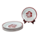 Set of 6 flat plates "Annecy", KG Lunéville, 20th century