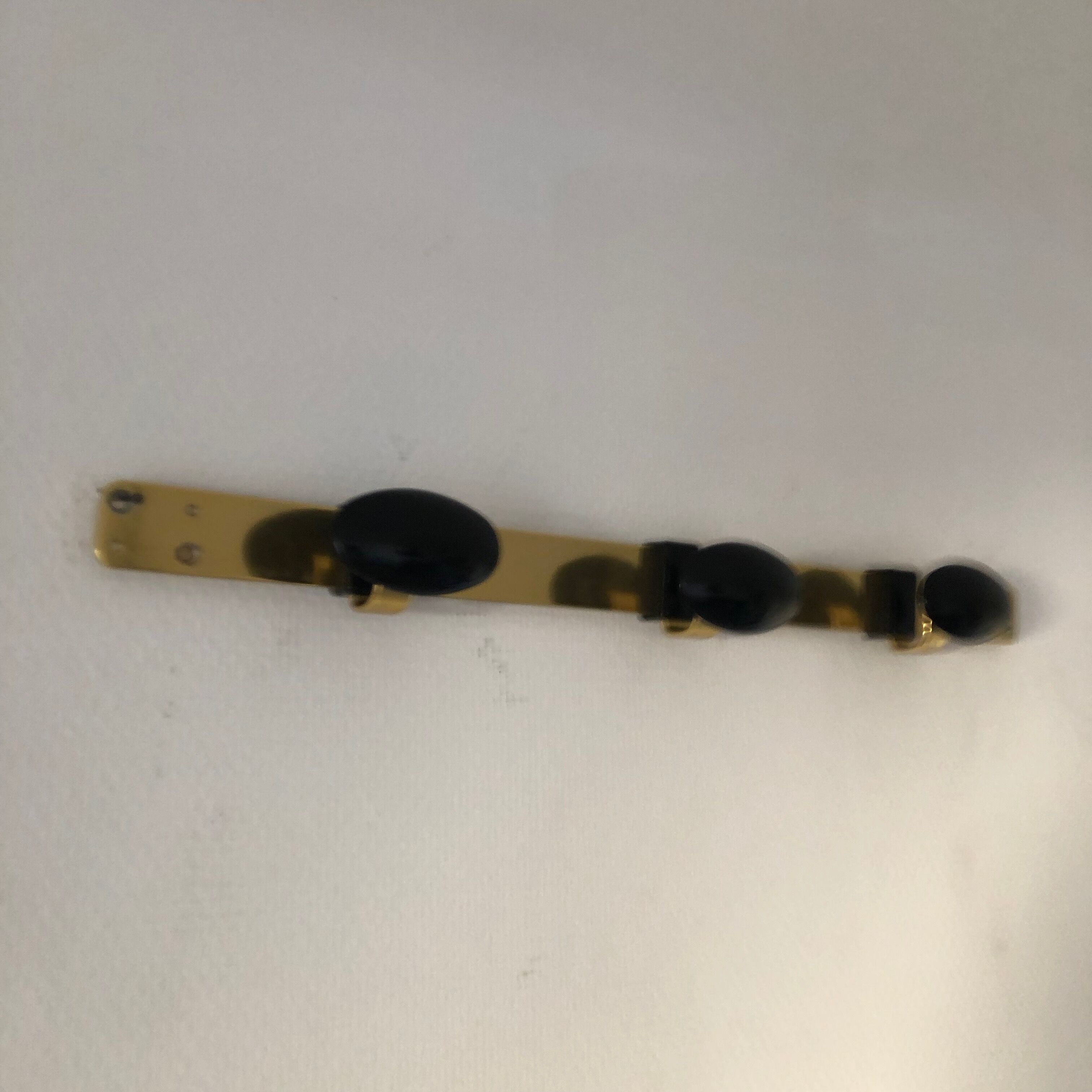Hanger Golden 3 pegs vintage 1960