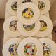 Dessert plates nursery rhymes of digoin and sarreguemine
