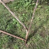Rectangular folding garden table