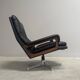 King chair with hocker by Strässle, 1960s