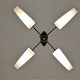 4-light chandelier from the 50s/60s