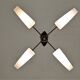 4-light chandelier from the 50s/60s