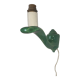 Wall lamp 50s green porcelain