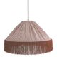 Beautiful suspension — earth stripes, bohemian fringes