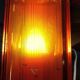 Lampe brique de verre leonardo vintage style feux stop 70 '