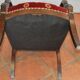 Empire-style shepherdess chair in mahogany