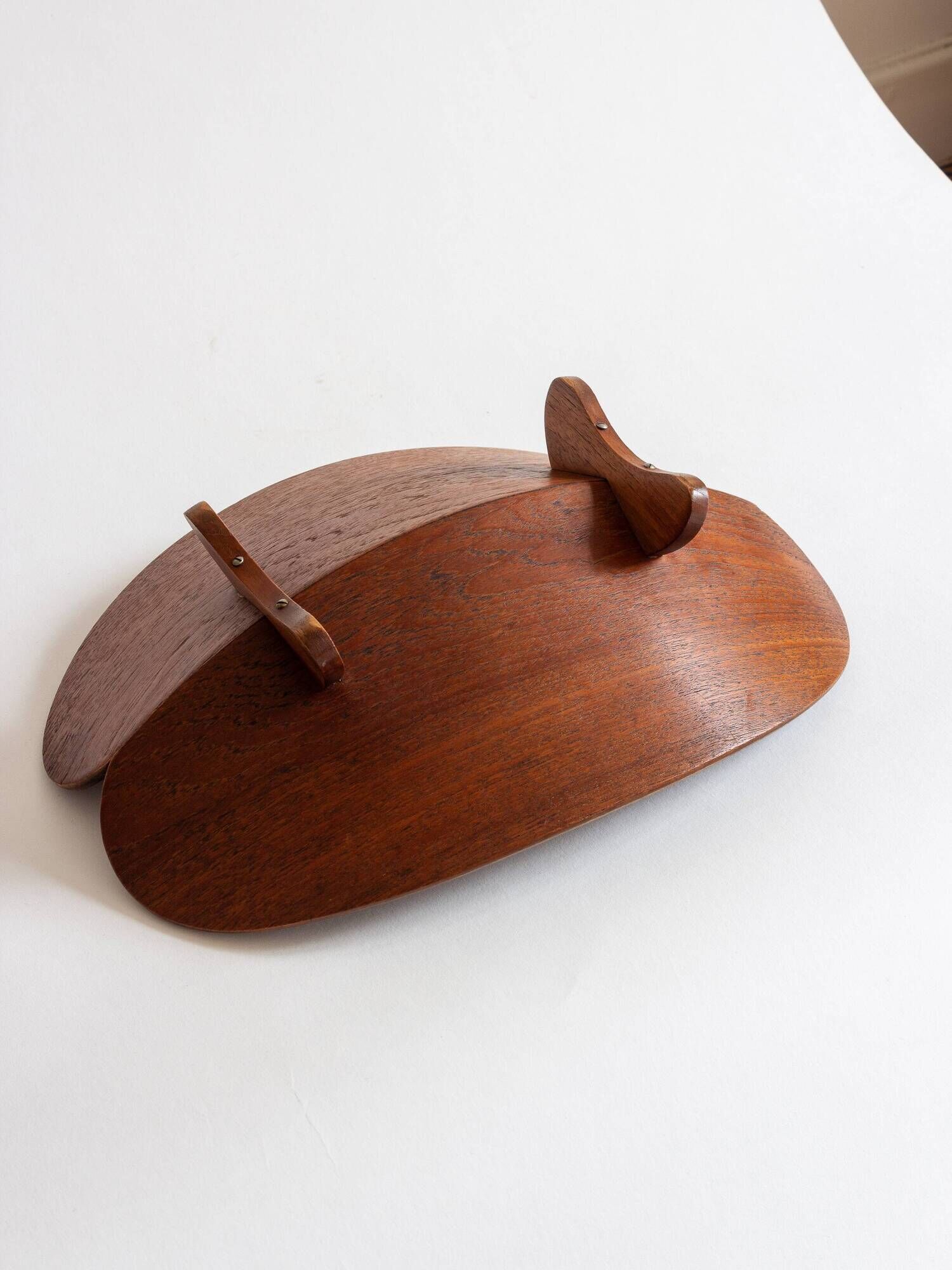 Scandinavian plywood fruit basket, 1960s