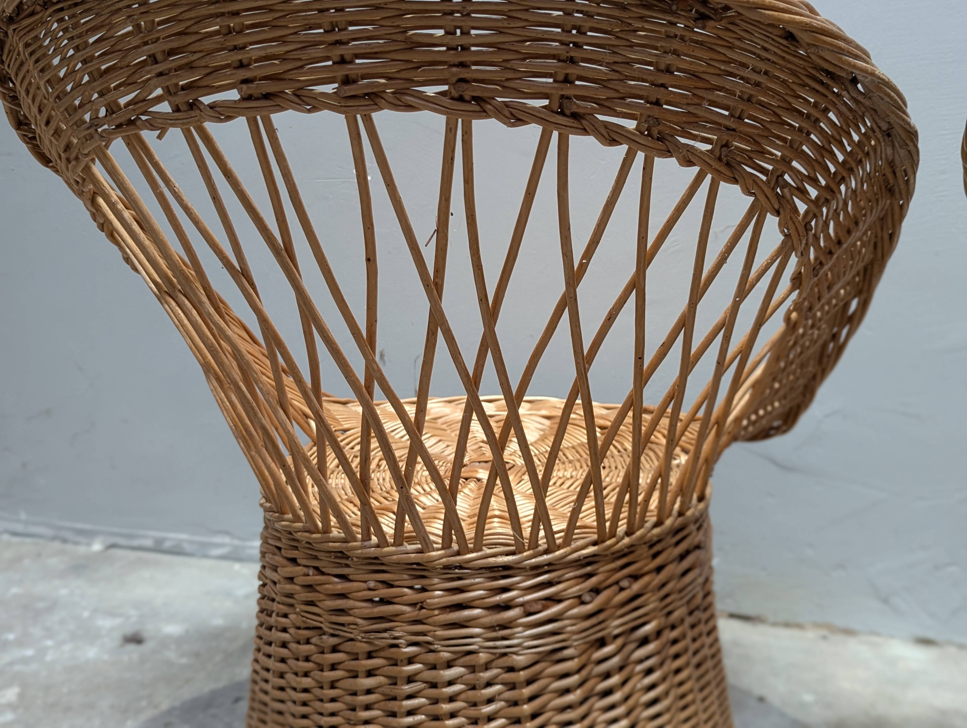 3-piece rattan lounge set