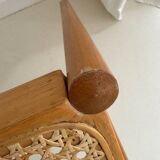 Cane side table