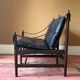 Canapé Banquette safari 2 places scandinave cuir