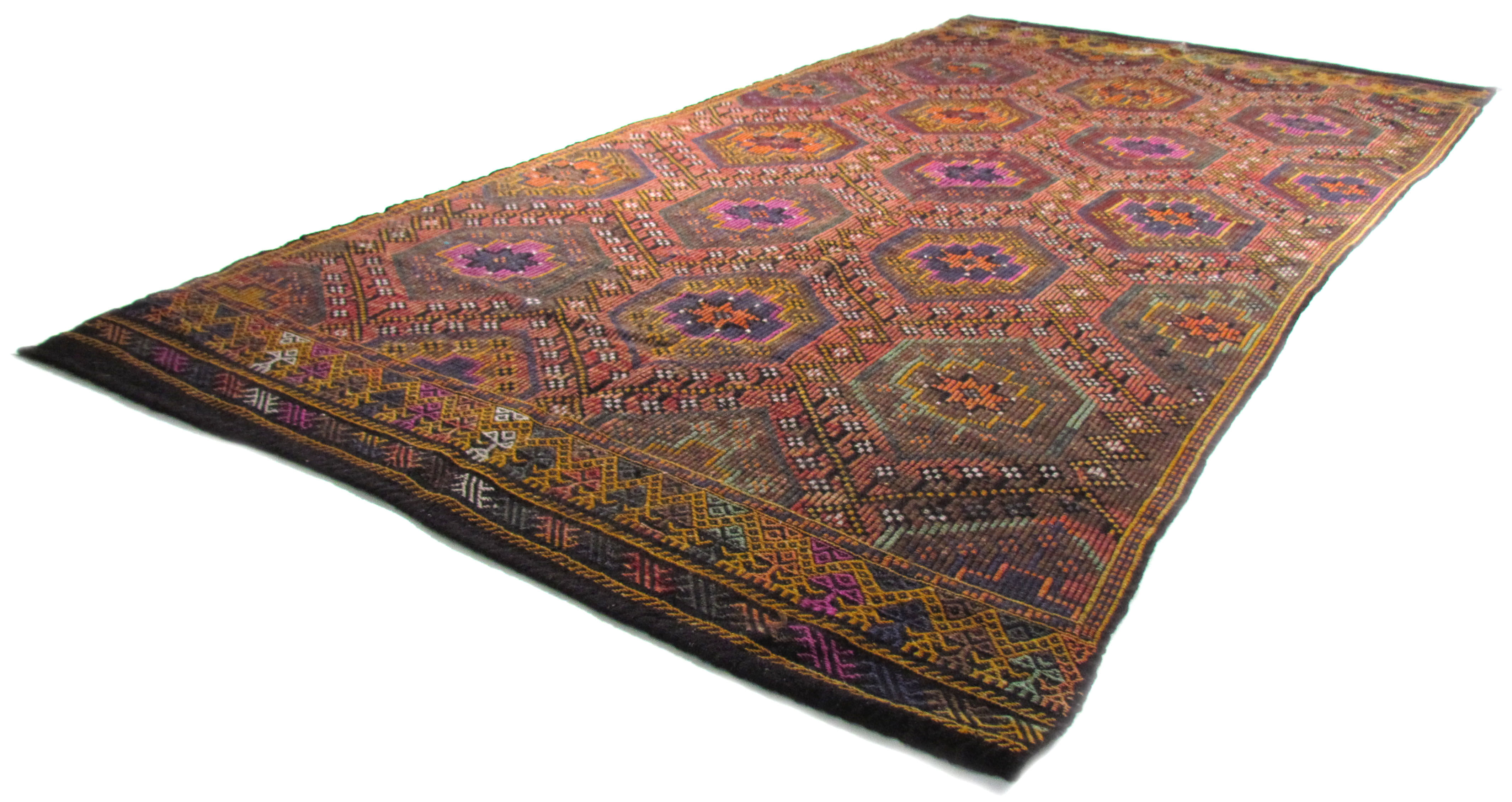 Turkish Anatolian handmade kilim rug 168 x 332 cm