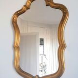Louis XV style gilded mirror 38x58cm