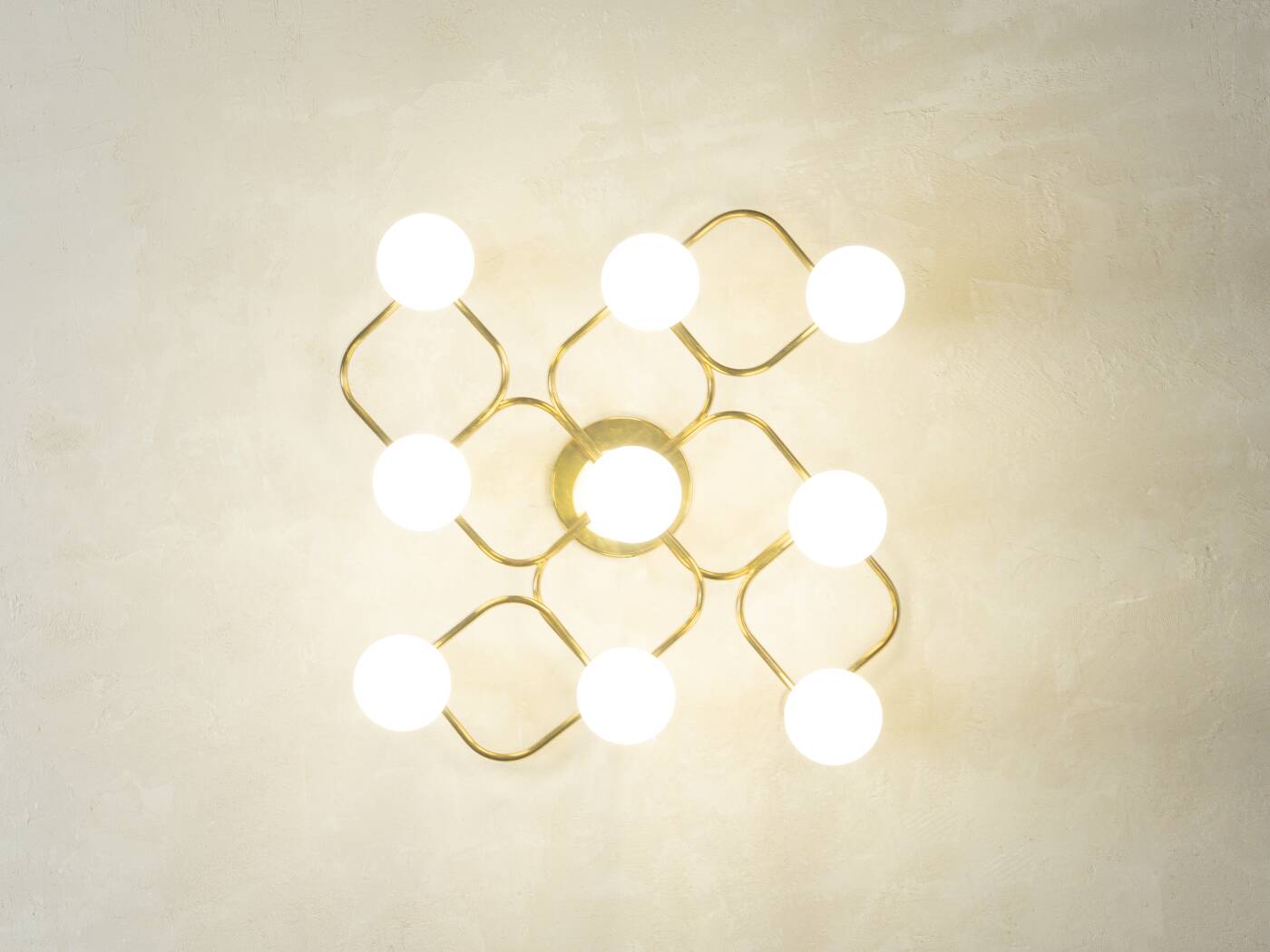 Wall and ceiling lamp Gaetano Sciolari Leola