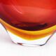 Murano glass heart vase