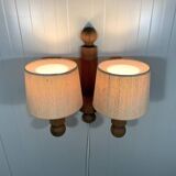 Uno Kristiansson wall lamp Pinus for Luxus Sweden 1970’s
