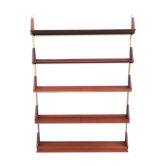 Adjustable shelf in teak, model WK 192, by Dieter Reinhold for WK MÖBEL
