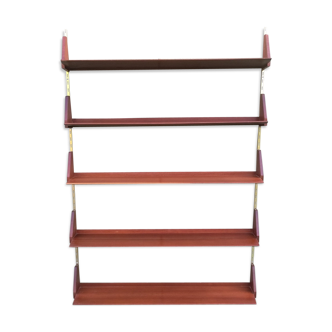 Adjustable shelf in teak, model WK 192, by Dieter Reinhold for WK MÖBEL
