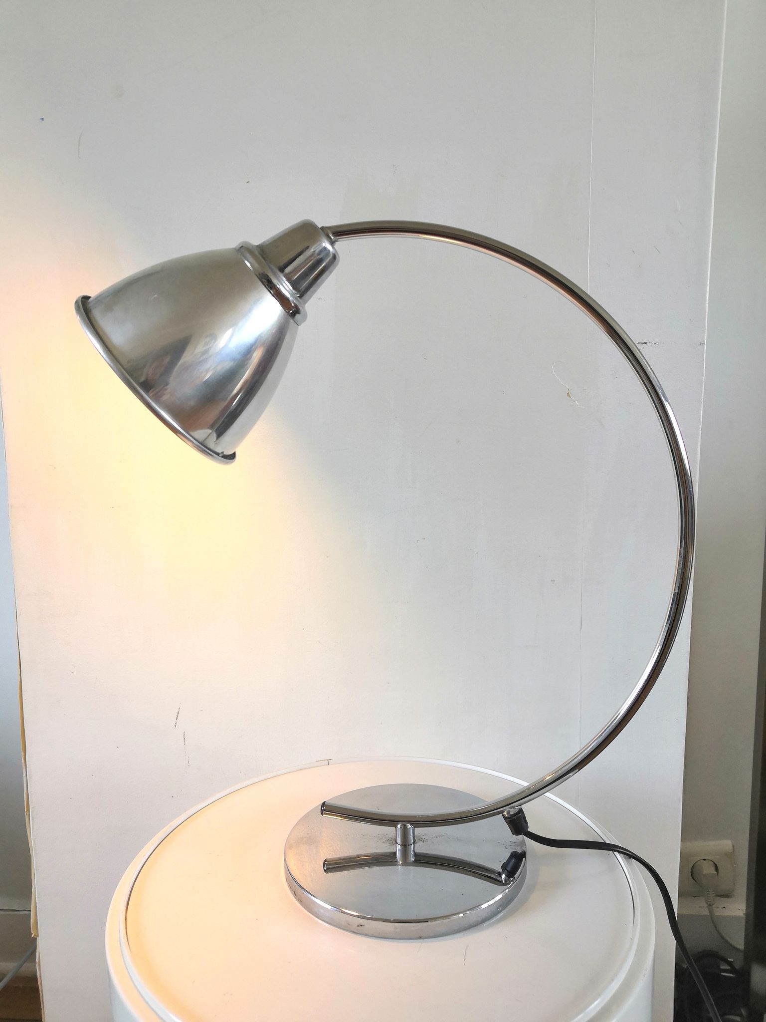 Lampe arc Ikéa vintage design années 80- 9 0